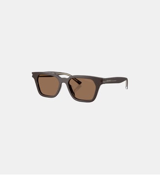 Lunettes de soleil Pillow AR8251U - Giorgio Armani - Marron brossé