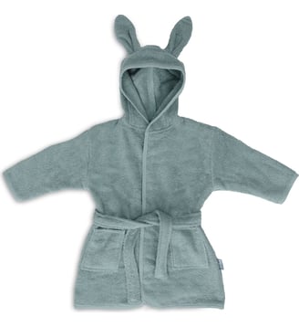 Peignoir en éponge lapin - Jollein - Bleu