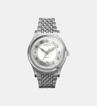 Montre automatique Charles Blanc CH-002 - Gustave & Cie - Argenté