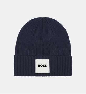 Bonnet en tricot - BOSS Kidswear - Bleu cargo