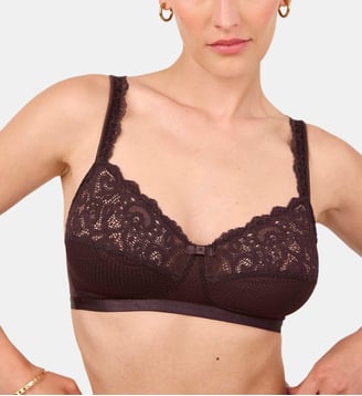 Soutien-gorge sans armatures Gaby marron - Maison Lejaby - Cola