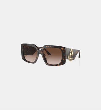 Lunettes de soleil Papillon JC5006U - Jimmy Choo - Marron