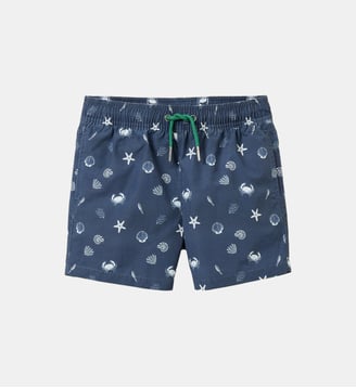 Short de bain "crabes" - Cyrillus - Marine