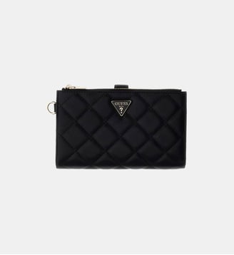 Portefeuille organisateur zippé Juliet - Guess - Noir