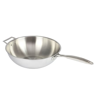 Wok inox Castel'Pro fixe Cristel