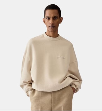Le Sweatshirt  Ruban - Jacquemus - Beige