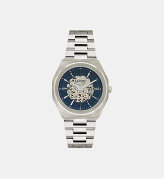 Montre automatique Eric Bleu foncé XF5394IBM\2 - Louis Pion - Argenté