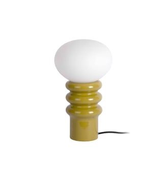 Lampe de Table Catania Aro - Vert olive - 20x20x33.5cm Leitmotiv