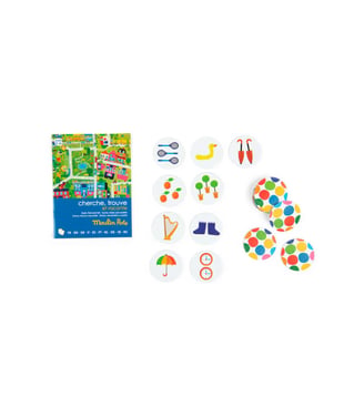 Jeu Cherche, Trouve et Raconte Les Popipop - Moulin Roty - Multicolore