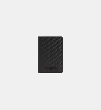 Porte cartes vertical Emile en cuir signature T - Le Tanneur - Noir