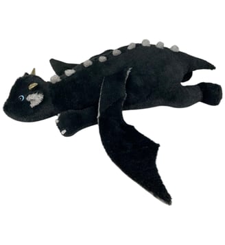 Peluche Dragon - Nemu Nemu - Noir