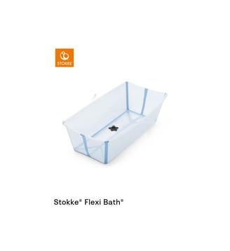 Baignoire pliante Flexi Bath® XL grande taille Glacier Blue Stokke