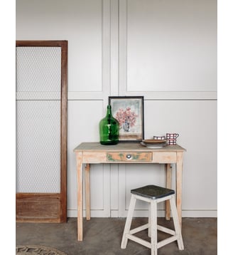Table en bois Romy N°148- Produit chiné - Debongout - Bois clair