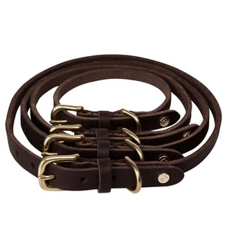 Collier en cuir Zoo - OYOY - Marron