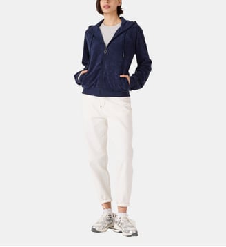 Veste zipée éponge Anemone - Jott - Marine