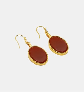 Boucle d'oreille FRIDA - Nilaï - Rouge