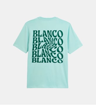 T-shirt manches courtes Théo imprimé dos o Twist - Serge Blanco - Bleu