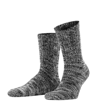Chaussettes Pour Bottes Brooklyn Coton (biologique) - Falke - Noir basic