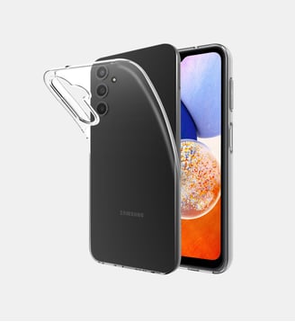 Coque Samsung A14 5G Souple Made In France - Essentiel B - Transparent