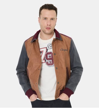 Blouson en cuir DEAREST - Chevignon - Beige