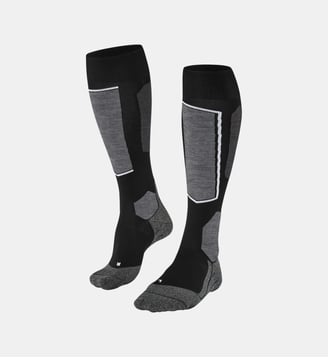 Mi-Bas SK6 Pro Laine - Falke - Noir mix
