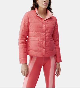 Veste de sport Lyra Réversible avec poches - Born Living Yoga - Corail saumon