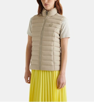 Doudoune cintrée légère sans manches Grenada matelassée déperlante stretch
 - Jott - Beige