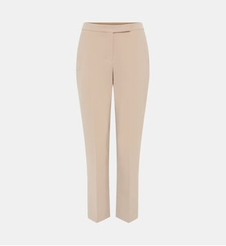 Pantalon de tailleur au dos élastiqué - ALYA - Gerard Darel - Beige
