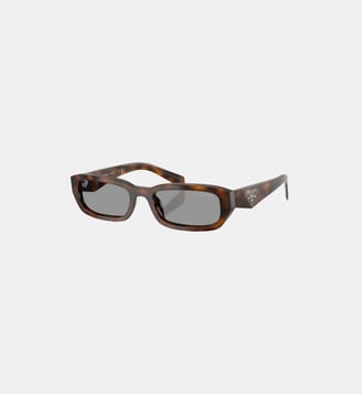 Lunettes de soleil Rectangulaire PR B06S - Prada - Genévrier écaille de tortue