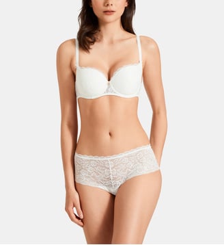 Soutien-gorge corbeille coque confort Rosessence - Aubade - Nacre noir