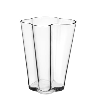 Vase Alvar Aalto  27 cm en verre soufflé transparent - Iittala - Transparent