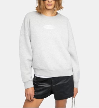Sweatshirt Mira - Zadig&Voltaire - Gris chiné clair
