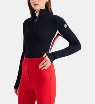 Pull deltanao col montant coupe regular - Fusalp - Marin, racing et neige