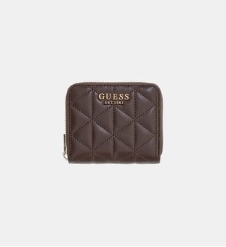 Portefeuille matelassé Paisleigh - Guess - Marron