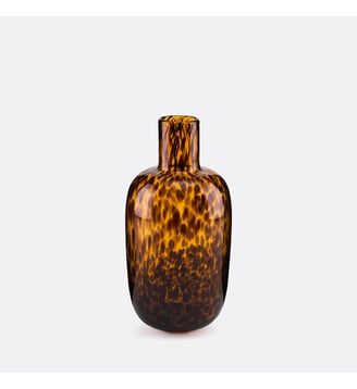 Vase en verre ambré H30cm La Redoute Interieurs