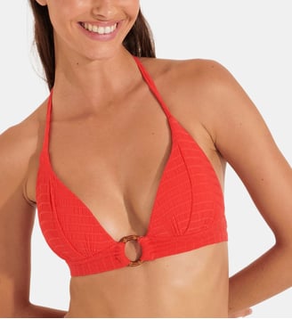 Soutien-gorge triangle de bain Misko push-up - Banana Moon - Rouge