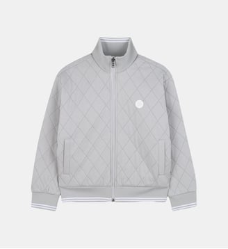 Cardigan col montant - BOSS Kidswear - Gris chine
