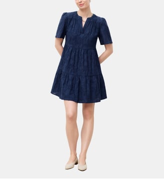 Robe rpartyc3 - Coton - Caroll - Bleu