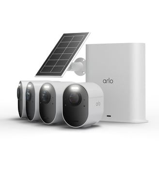 Caméra de surveillance Pack 4cam.ext. 4K Ultra3+panneau solaire Arlo