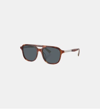 Lunettes de soleil Pillow BC4001S - Brunello Cucinelli - Marron gris