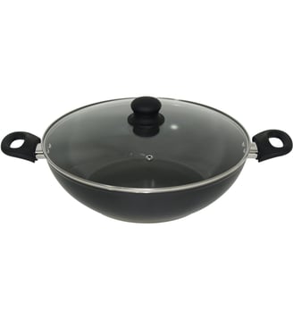 Wok 32cm céramique noir - Essentiel B - Noir