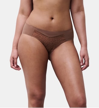 Slip maille douce - Chantelle - Brun sauvage