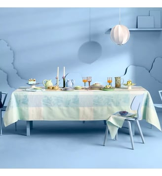 Nappe pur coton - Garnier Thiebaut - Aqua