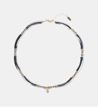 Collier de perles et pampilles BERBERE - Hipanema - Argenté