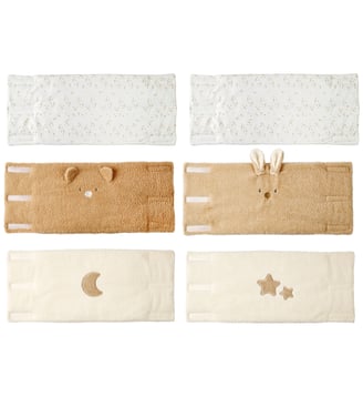 Lot de 6 protège barreaux - Nattou - Beige