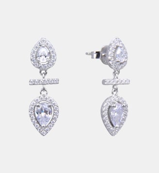 Pendante Infini Poire Argenté GBO852-W - Gena - Argenté