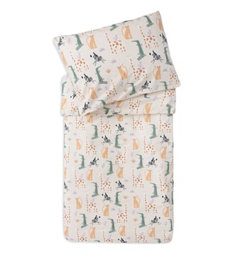Housse de couette + taie d'oreiller - Jollein - Beige