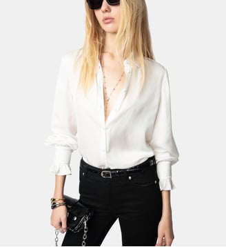 Chemise Thely - Zadig&Voltaire - Blanc judo