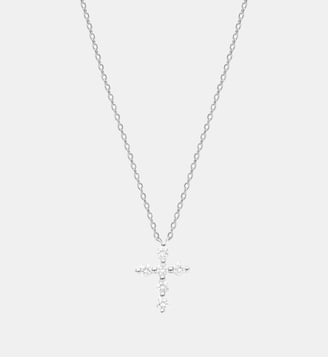 Collier Croix Magic Touch - Djula - Or blanc