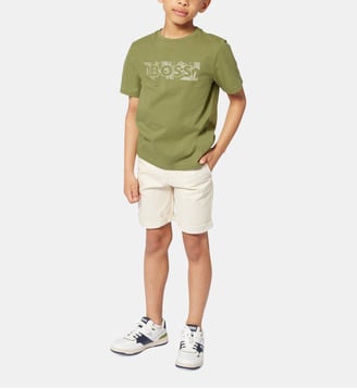 Bermuda chino foderati - BOSS Kidswear - Vanille